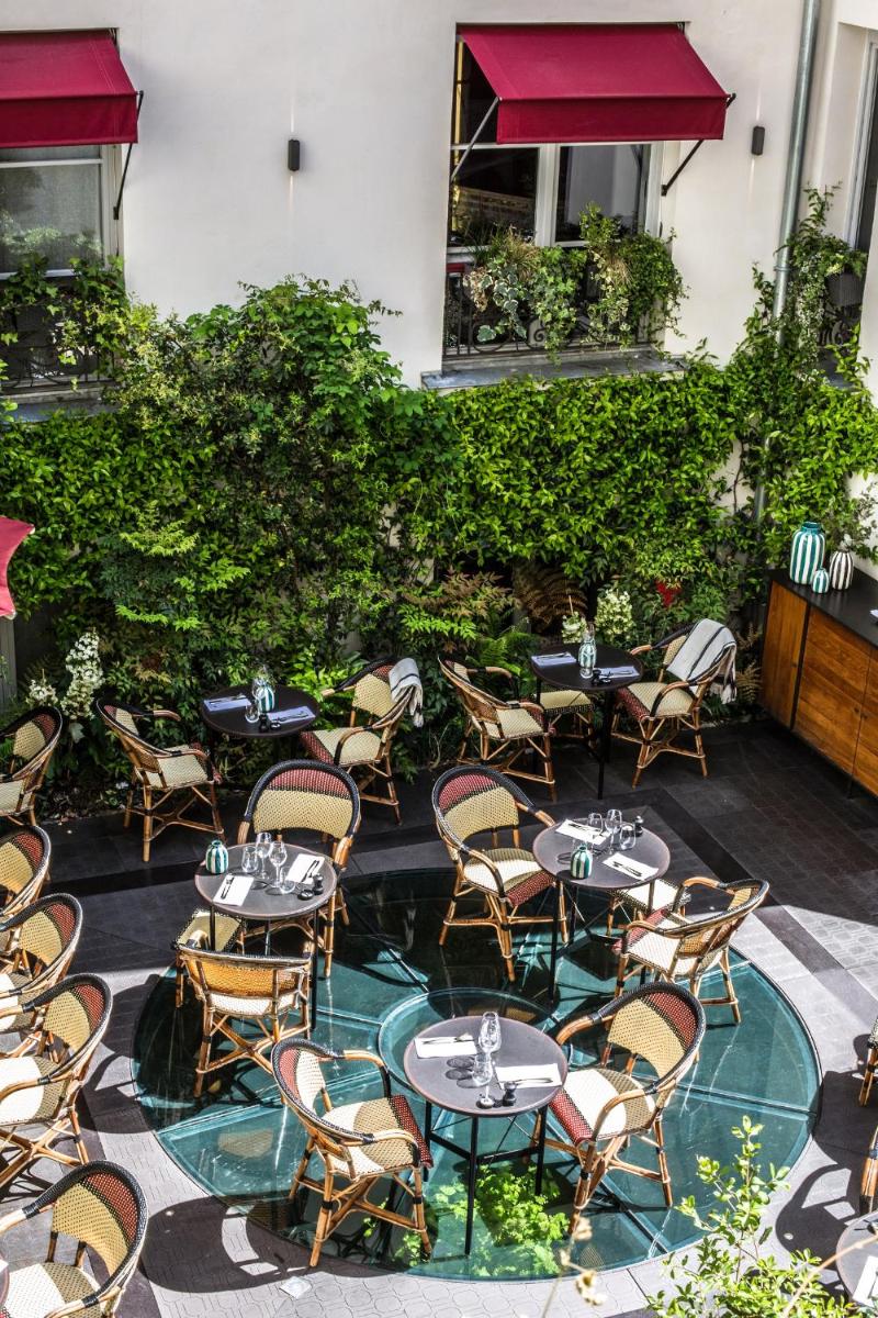 Jardin de l'établissement Le Roch Hotel & Spa
