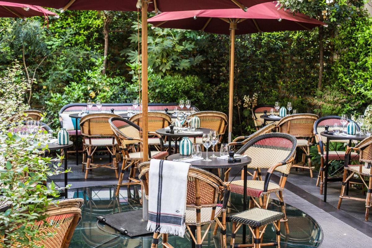 Jardin de l'établissement Le Roch Hotel & Spa