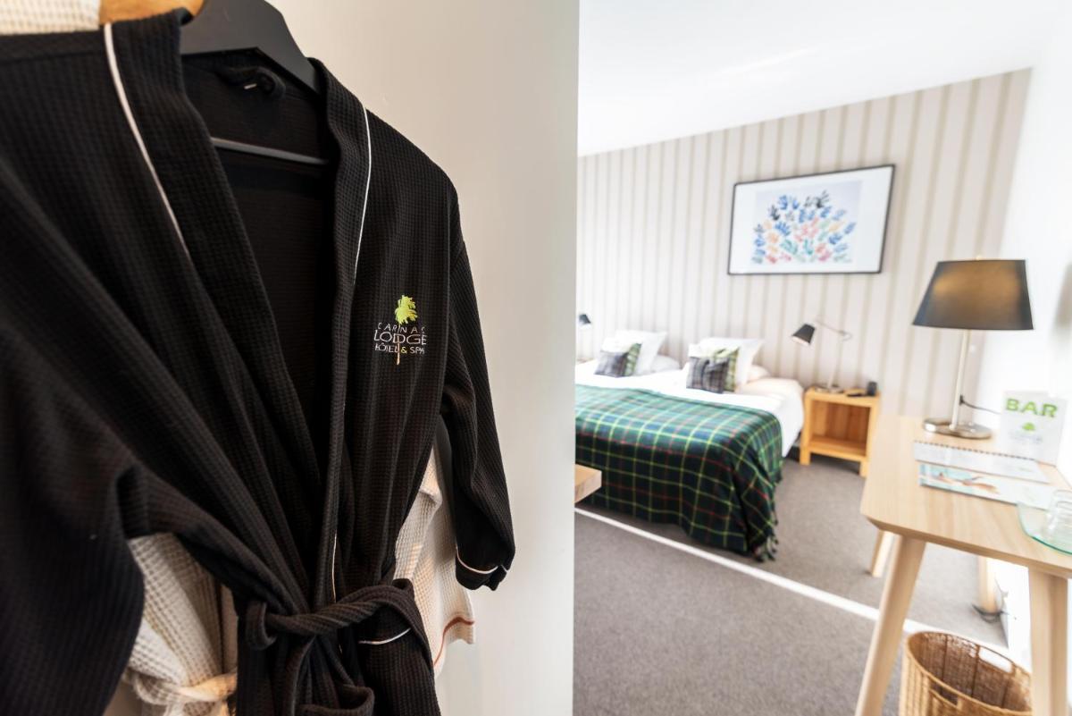 Un ou plusieurs lits dans un hébergement de l'établissement Carnac Lodge Hotel & Spa