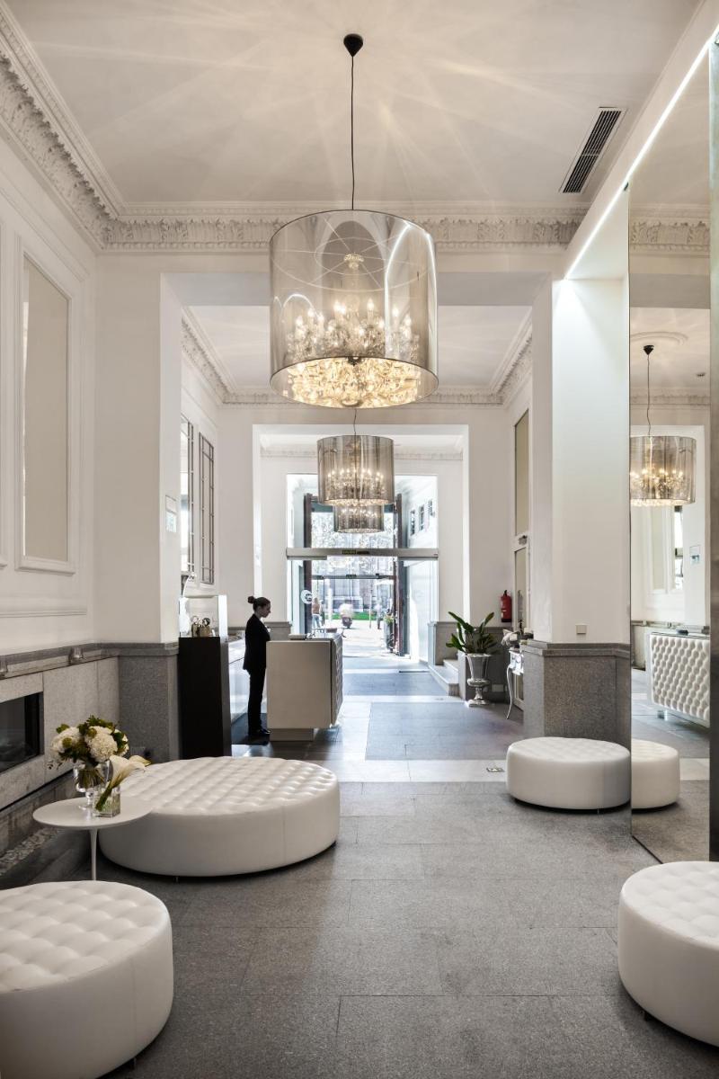 Zona de estar de Hospes Puerta de Alcalá, a Member of Design Hotels