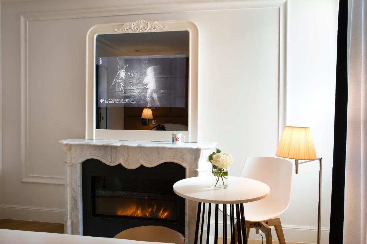 Coin salon dans l'établissement Hôtel R de Paris - Boutique Hotel