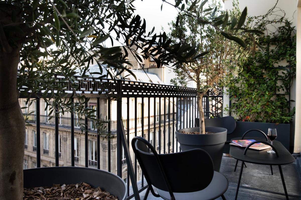 Balcon ou terrasse dans l'établissement Hôtel R de Paris - Boutique Hotel