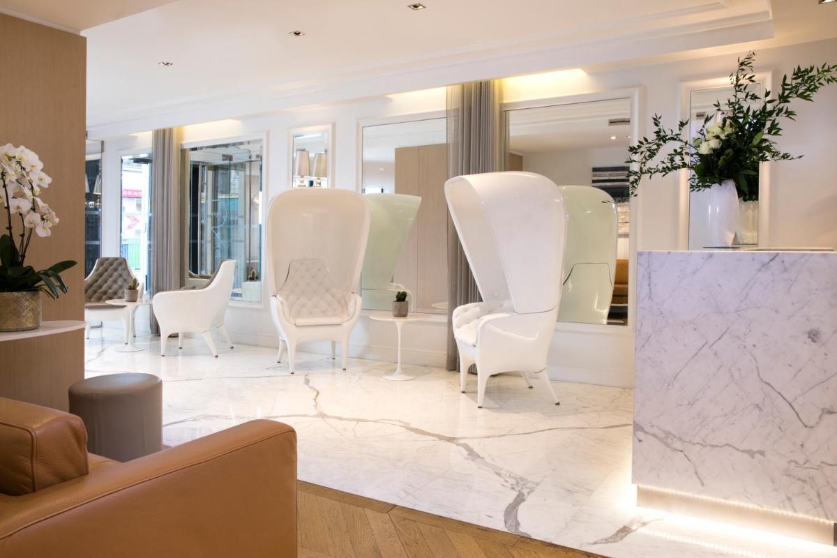 Coin salon dans l'établissement Hôtel R de Paris - Boutique Hotel