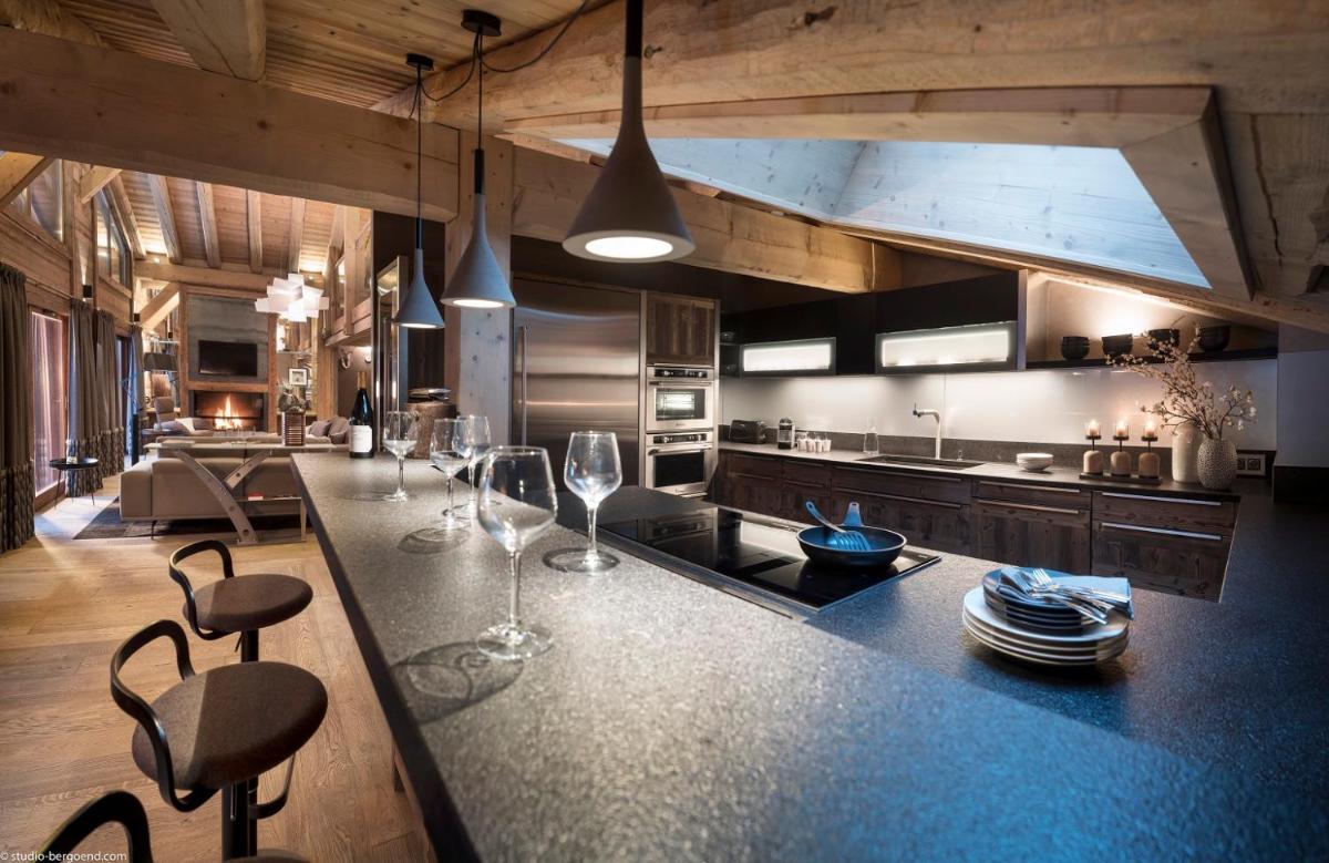 Cuisine ou kitchenette dans l'établissement MGM Hôtels & Résidences - Résidence Le Cristal de Jade