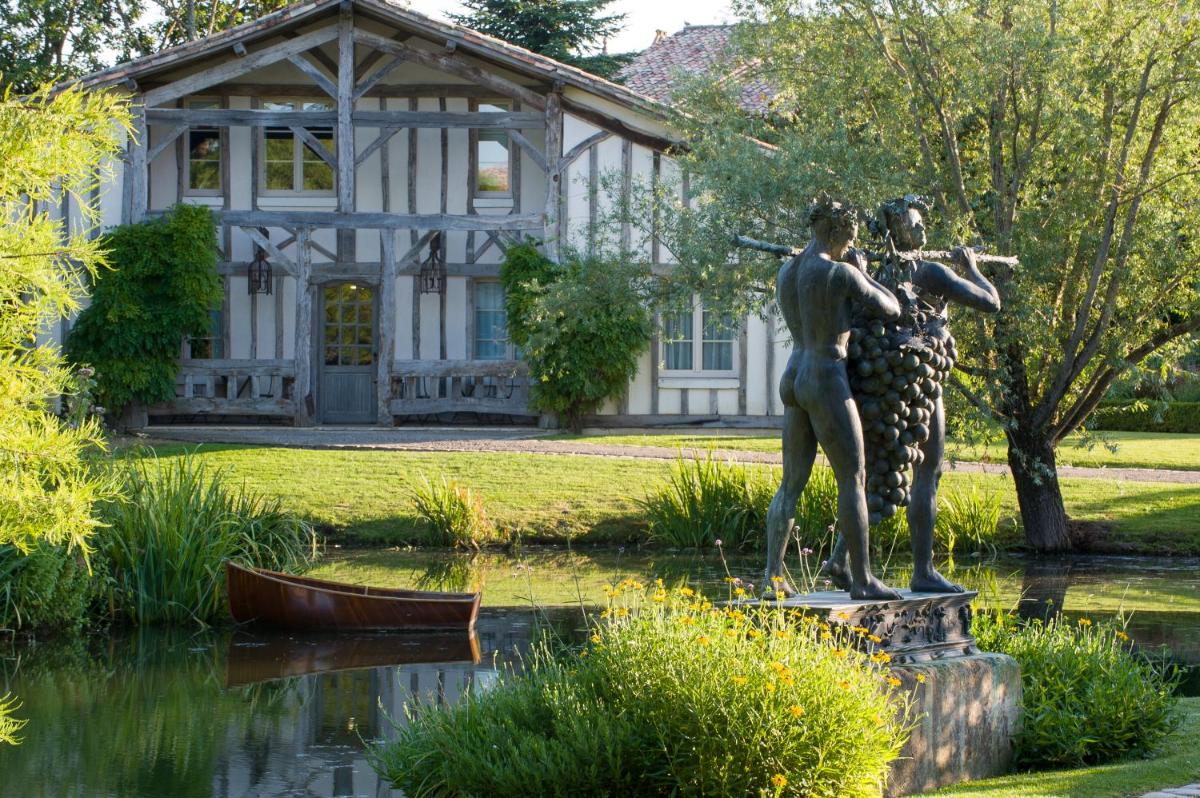Jardin de l'établissement Les Sources de Caudalie