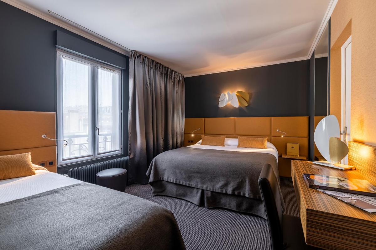 Un ou plusieurs lits dans un hébergement de l'établissement Hotel Residence Europe & Spa