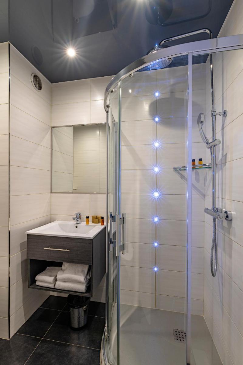 Salle de bains dans l'établissement Hotel Residence Europe & Spa