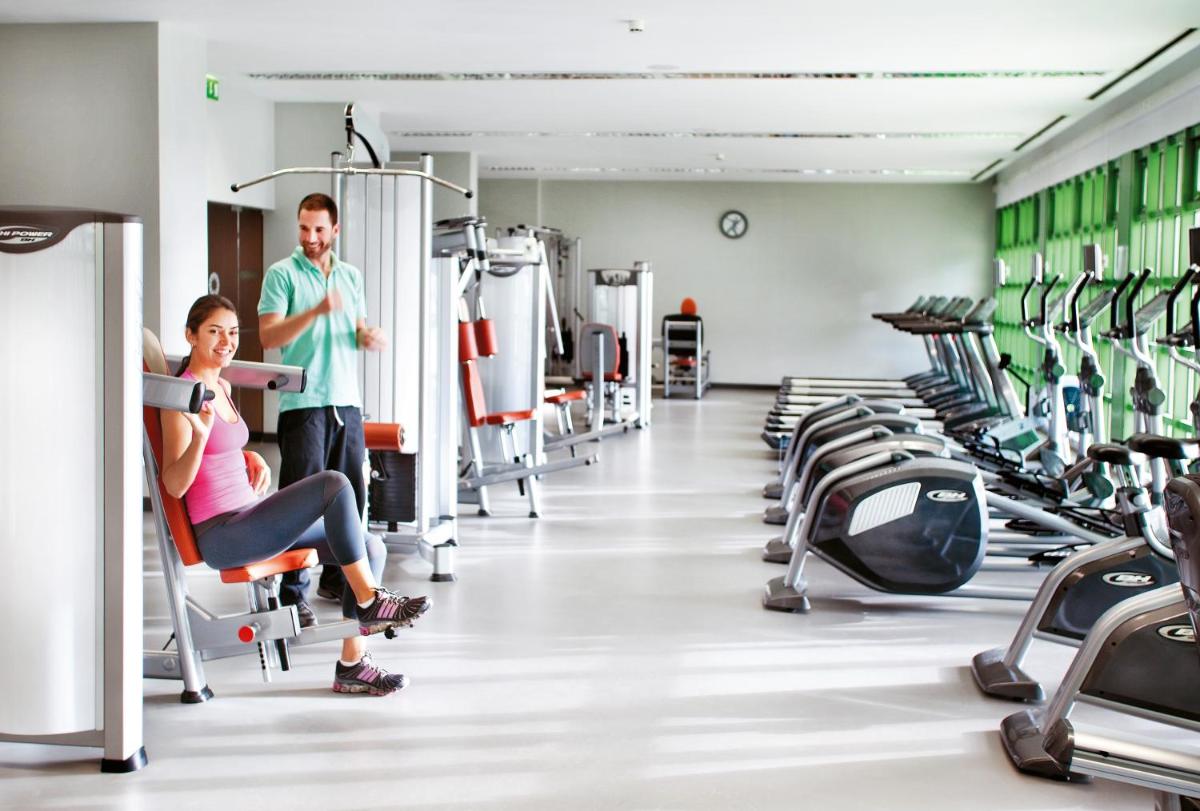 O centro de fitness e/ou as comodidades de fitness de Hotel Solverde Spa and Wellness Center