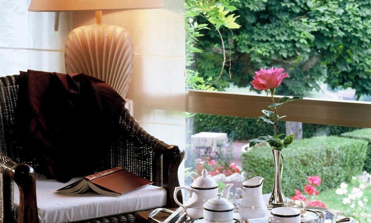 Jardin de l'établissement Hôtel Restaurant Taillard