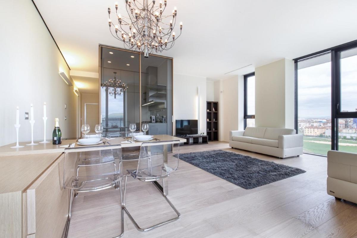 Stylish elegant Apartment in Torre Solaria with exclusive Milan's view - Housity