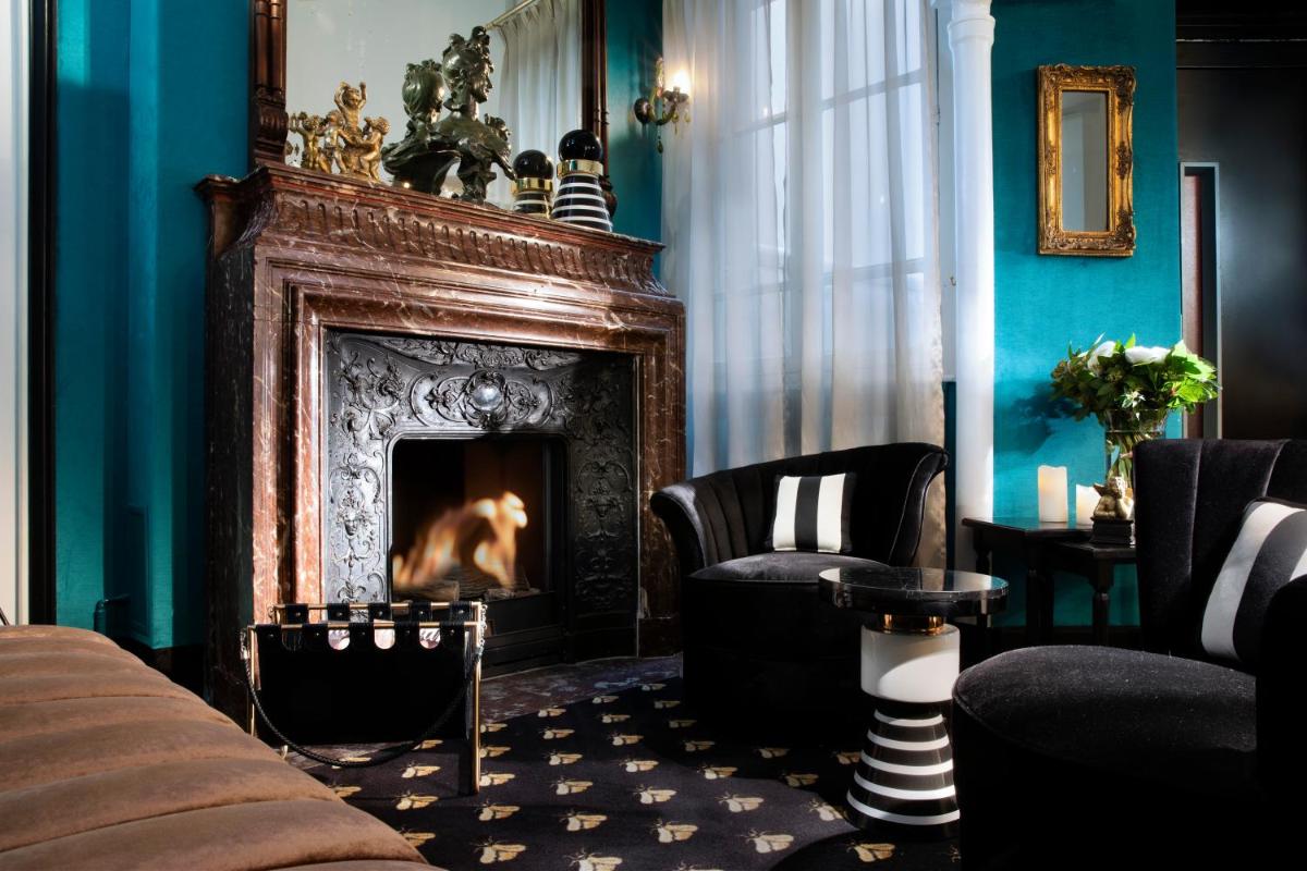 Coin salon dans l'établissement Hotel & Spa de Latour Maubourg