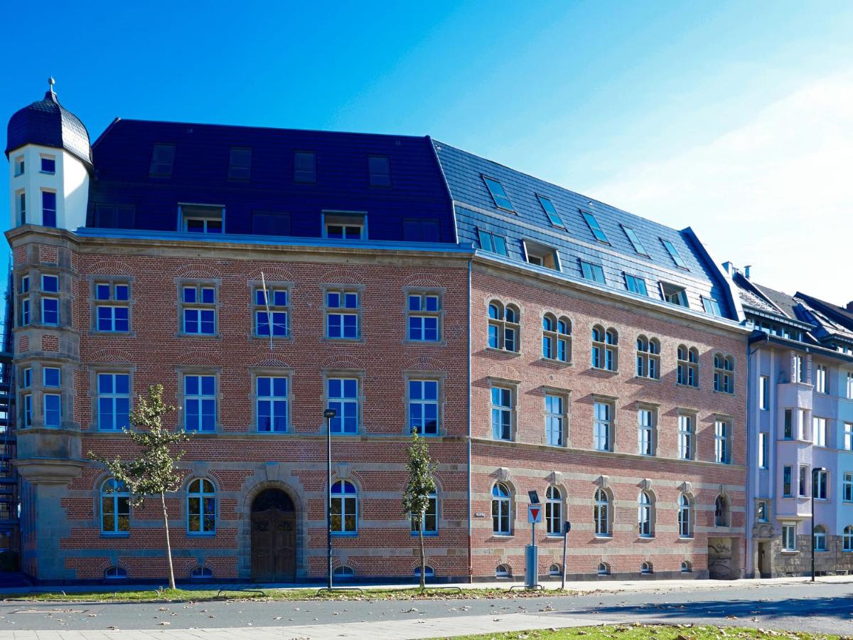Das Gebäude in dem sich das Aparthotel befindet