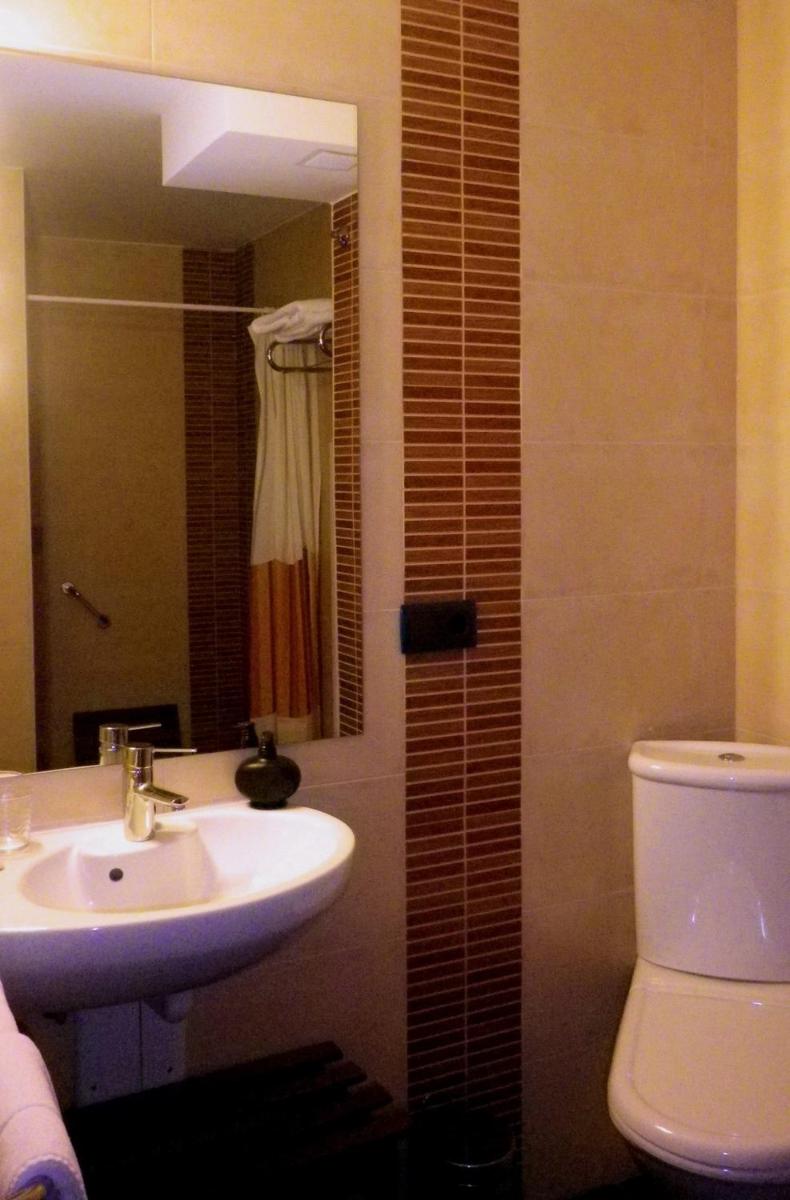 Un baño de Posada Real La Vieja Chimenea-Spa