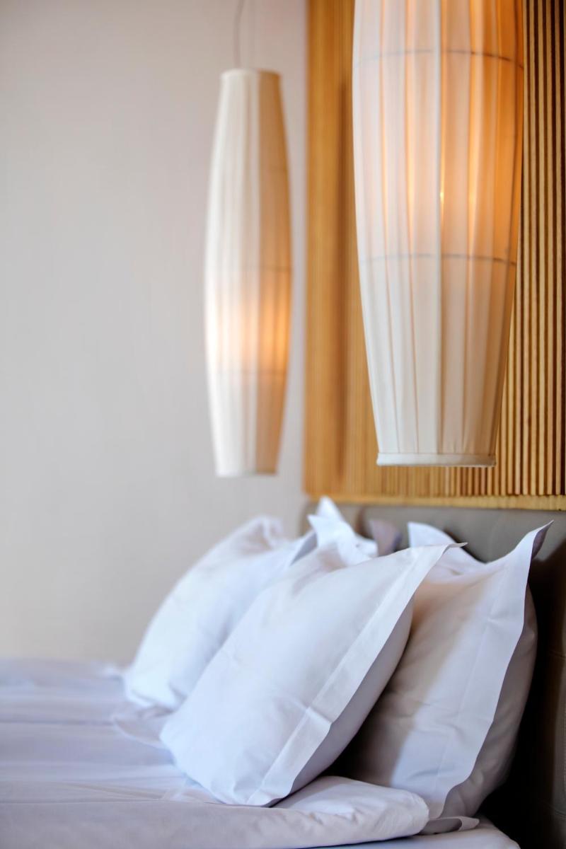 Cama o camas de una habitación en Portixol Hotel & Restaurant