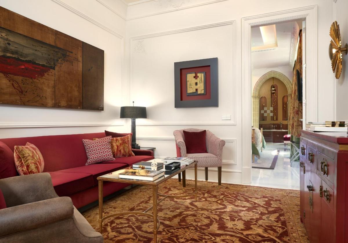 Zona de estar de Hotel Casa Palacio María Luisa