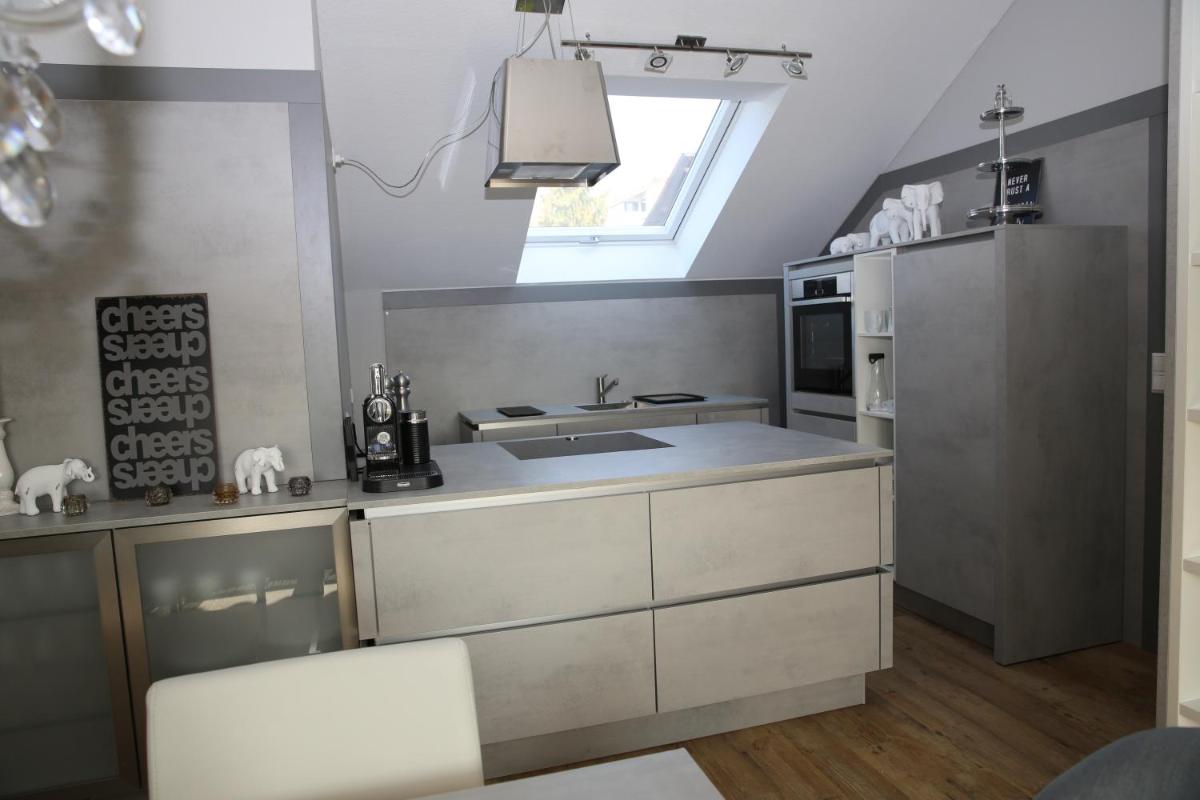 Apartment mit Designerküche, Loggia Ludwigsburg nahe Stuttgart - Hizvo
