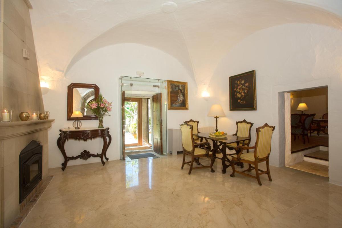 Zona de estar de L’Hermitage Hotel & Spa