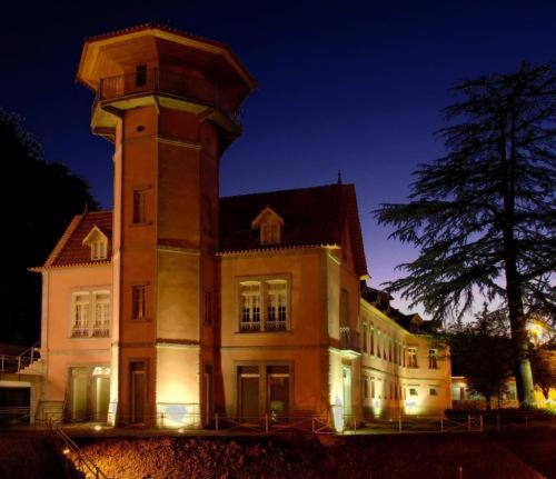 O edifício onde o hotel está situado