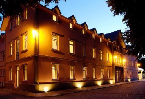 O edifício onde o hotel está situado