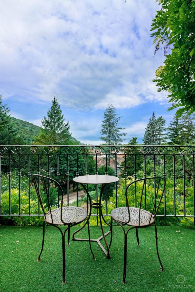Jardin de l'établissement Hôtel Restaurant Spa Le Sauvage