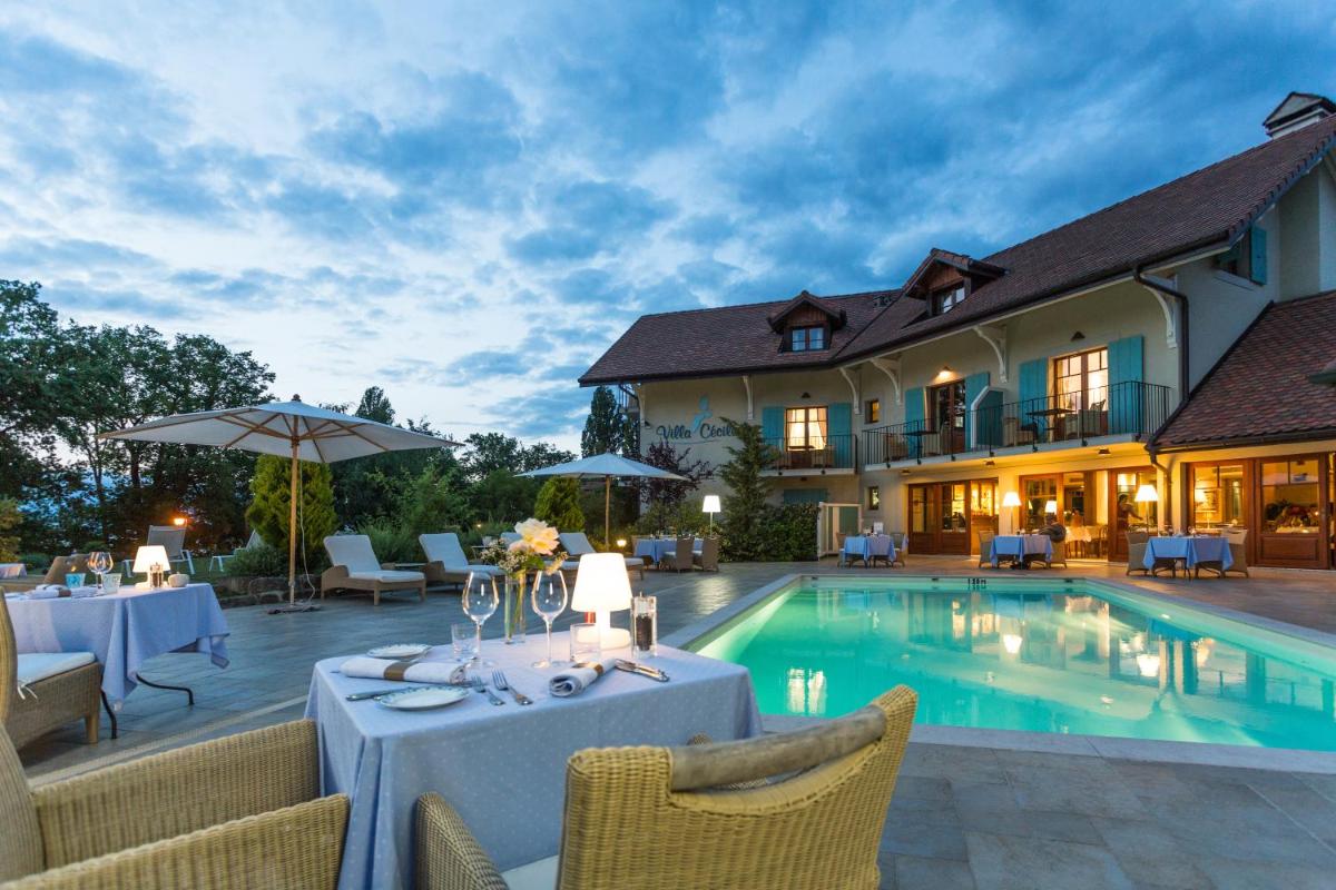 Piscine de l'établissement Villa Cécile ou située à proximité