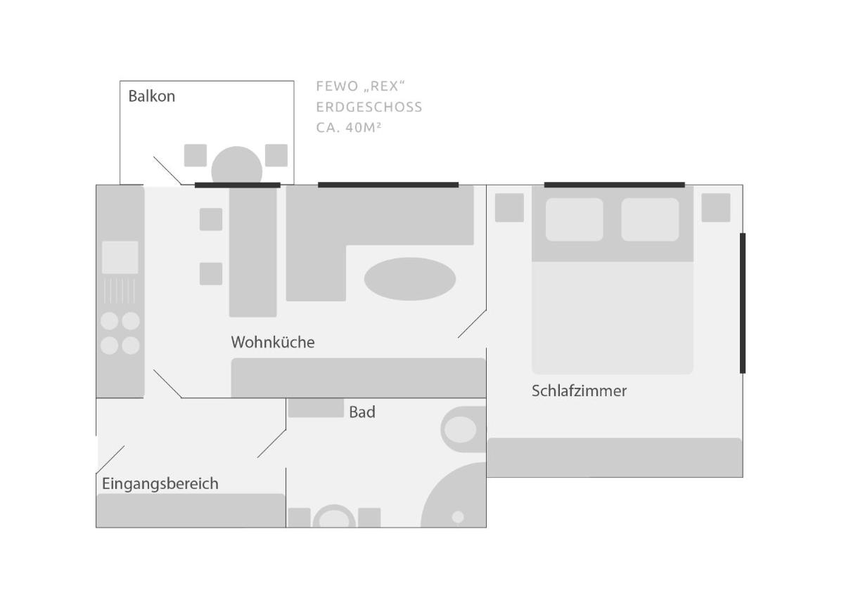 Suitetrails - Ferienwohnung Rex