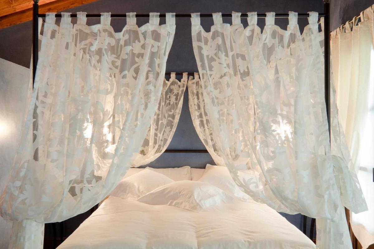 Cama o camas de una habitación en Hospederia de los Parajes