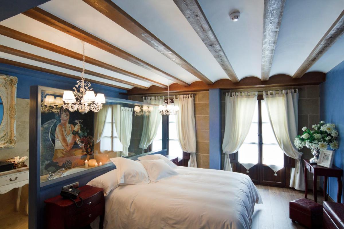 Cama o camas de una habitación en Hospederia de los Parajes