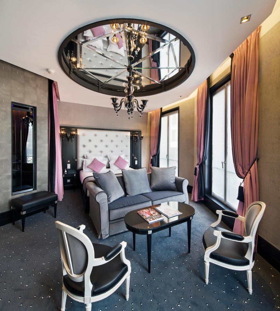 Coin salon dans l'établissement Maison Albar - Le Diamond