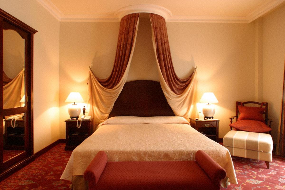 Cama o camas de una habitación en Termes Montbrio Hotel & Spa