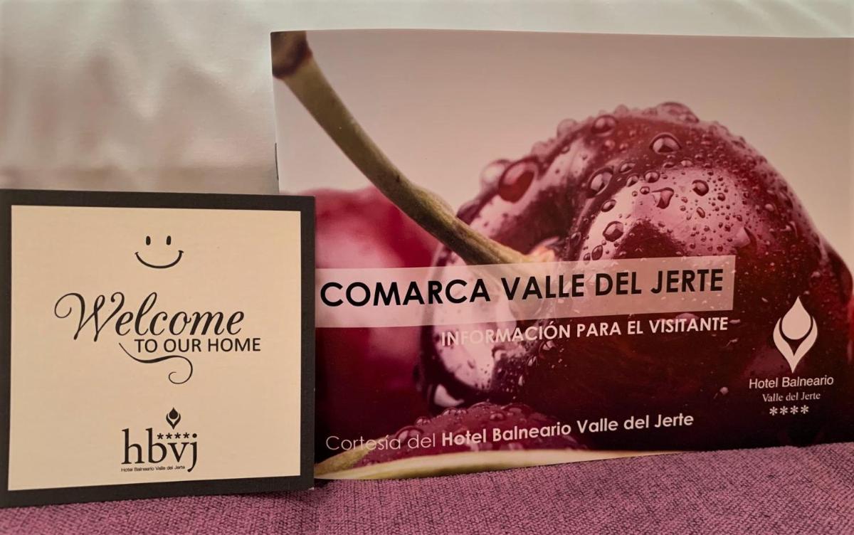 Certificado, premio, señal o documento que está expuesto en Hotel Balneario Valle del Jerte