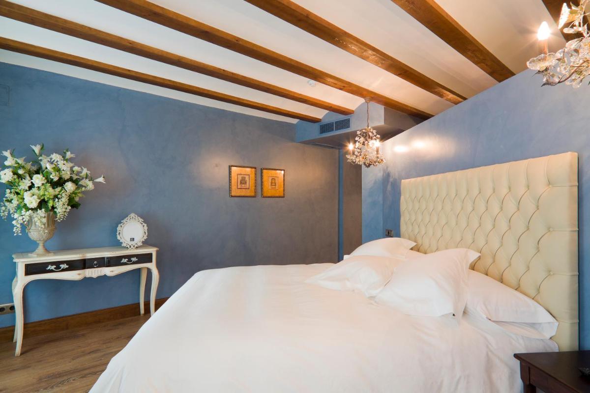 Cama o camas de una habitación en Hospederia de los Parajes