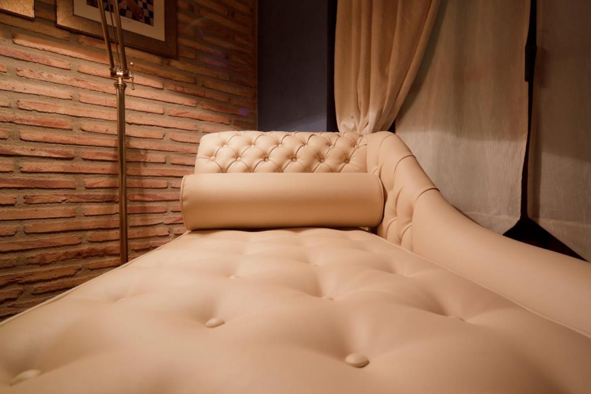 Cama o camas de una habitación en Hospederia de los Parajes