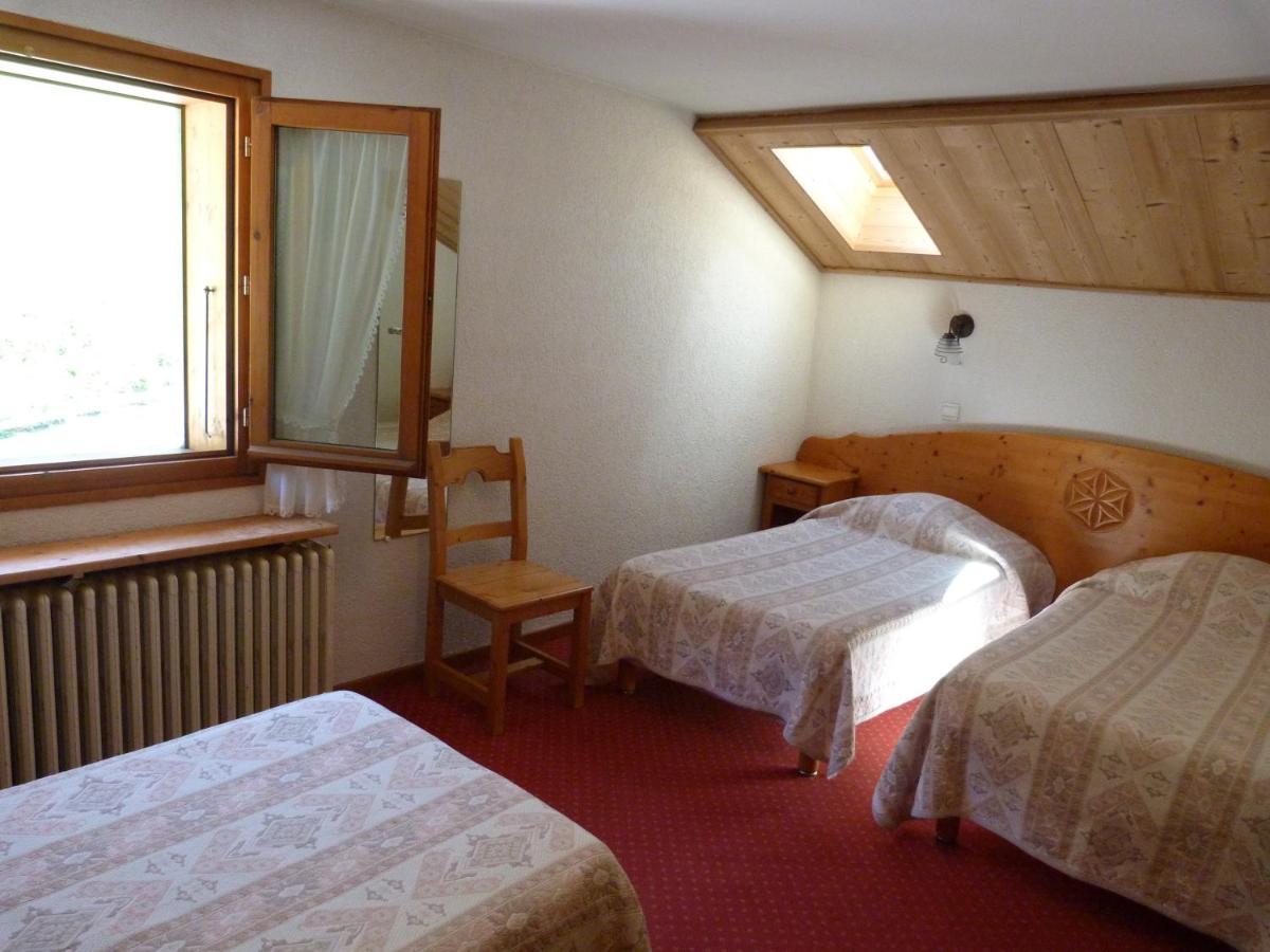 Un ou plusieurs lits dans un hébergement de l'établissement Hôtel Belalp