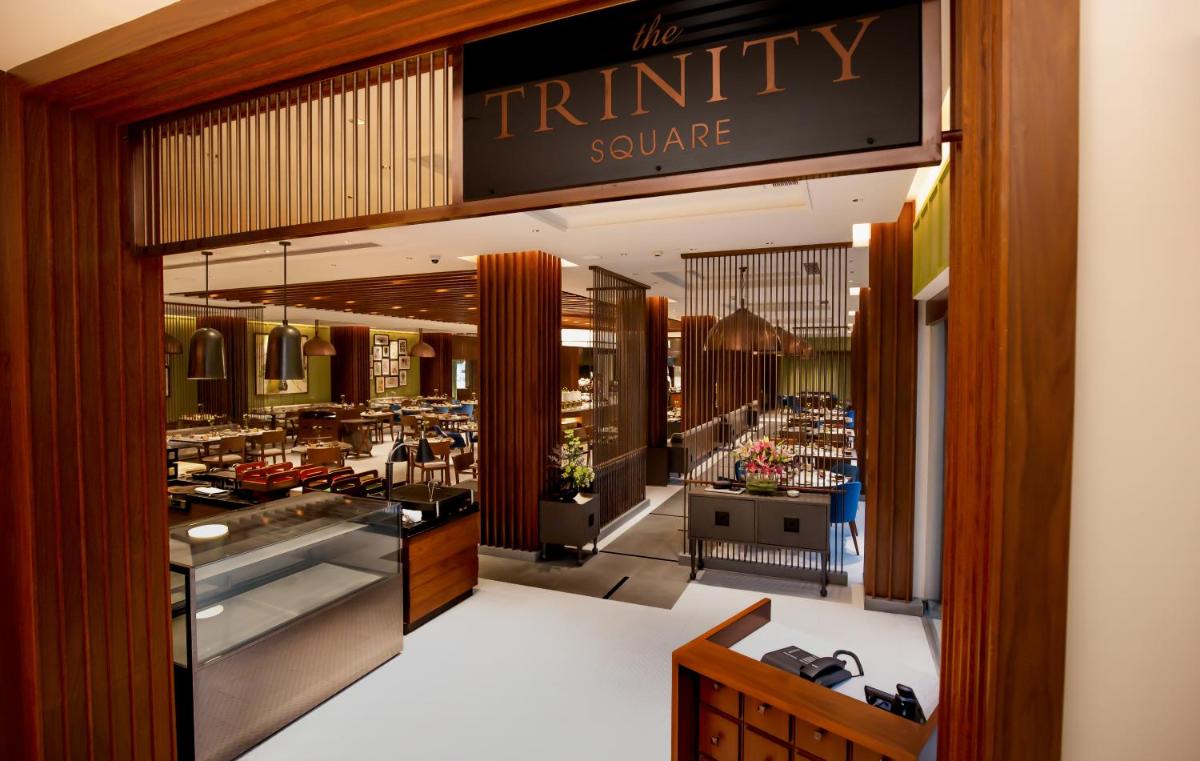 a view from the entrance of a thrifty square store at Taj MG Road Bengaluru in Bengaluru a view from the entrance of a thrifty square store at Taj MG Road Bengaluru in Bengaluru