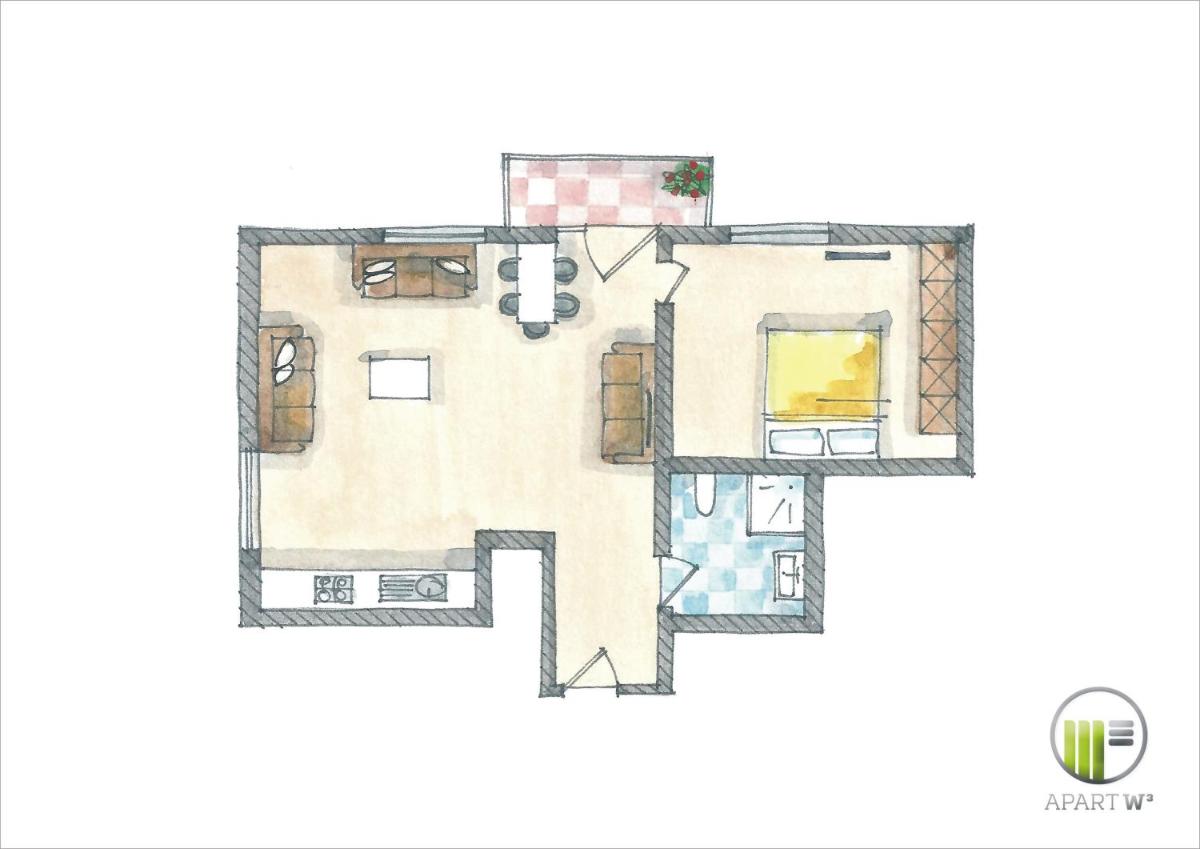 Suitetrails - City Hotel ApartW3 - kostenlos parken