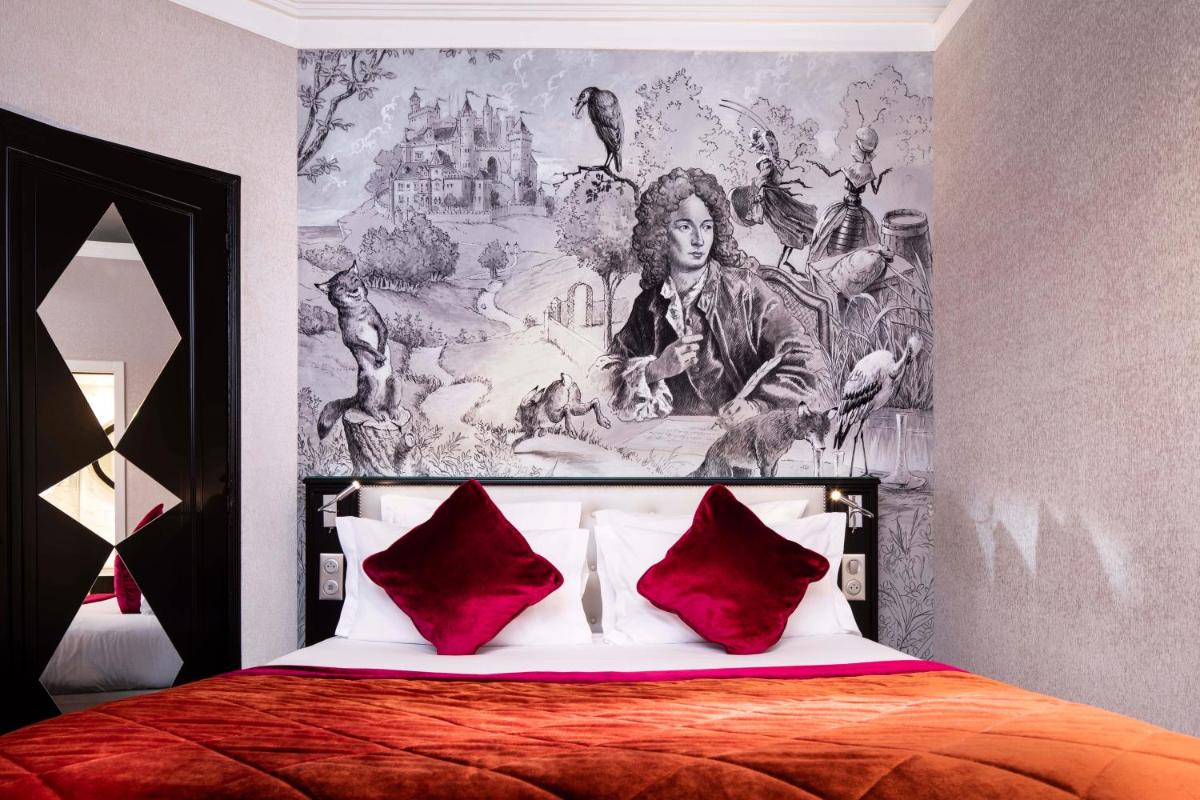 Un ou plusieurs lits dans un hébergement de l'établissement Hotel & Spa de Latour Maubourg