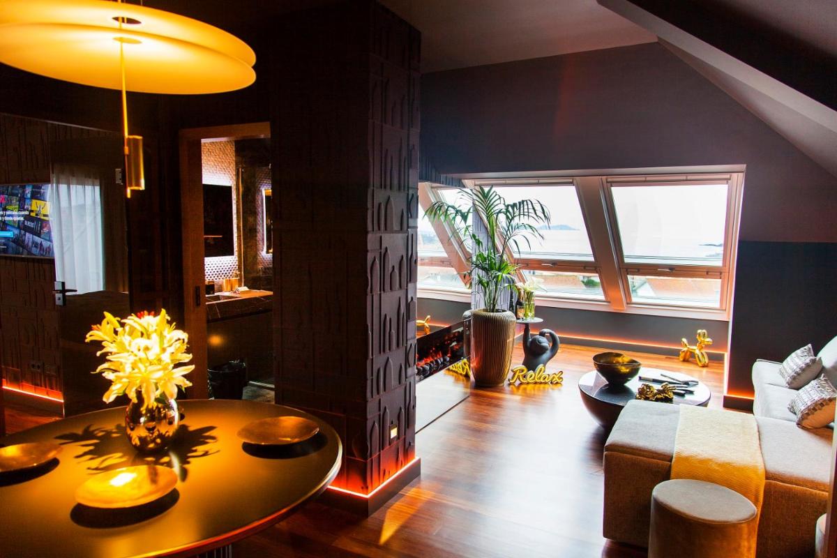 Zona de estar de Augusta Eco Wellness Resort 4 Superior