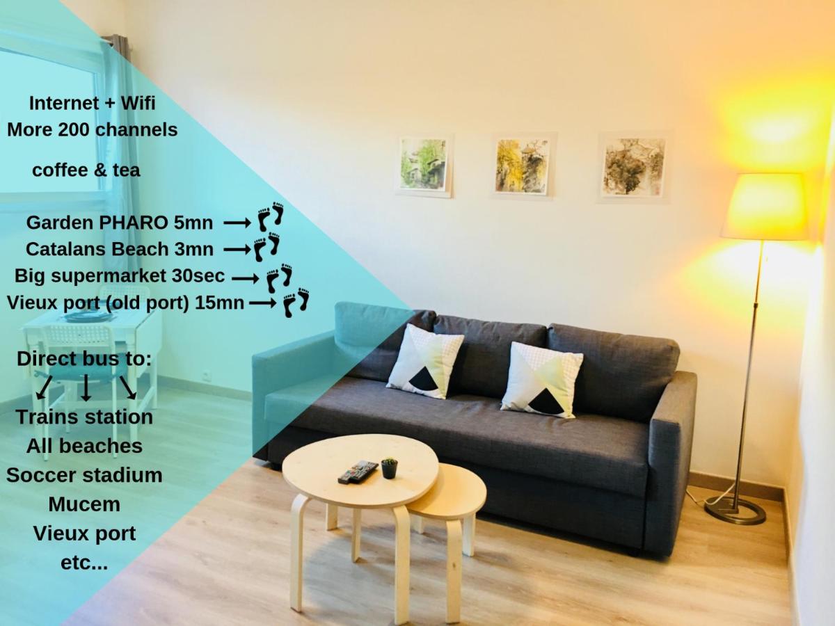 Joli studio proche plage, vieux port & Palais Pharo - Housity
