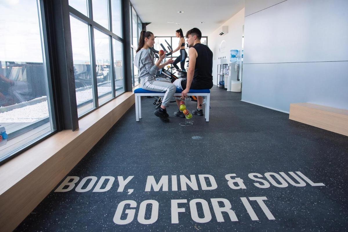 Gimnasio o instalaciones de fitness de Gran Hotel Lakua