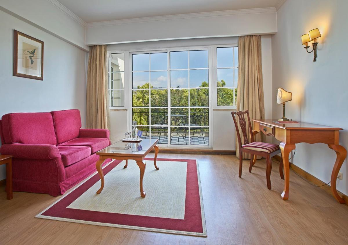 Uma área de estar em Quintinha Sao Joao Hotel & Spa