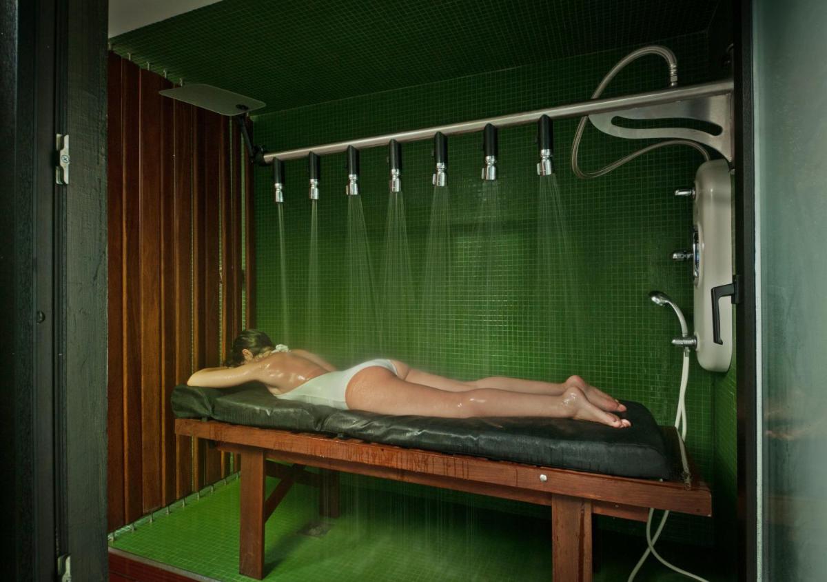 O spa e/ou outras comodidades de bem-estar em Quintinha Sao Joao Hotel & Spa