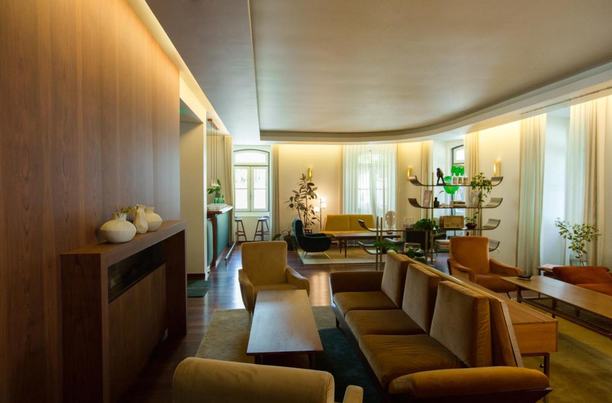 Uma área de estar em The Vintage Hotel & Spa Lisbon
