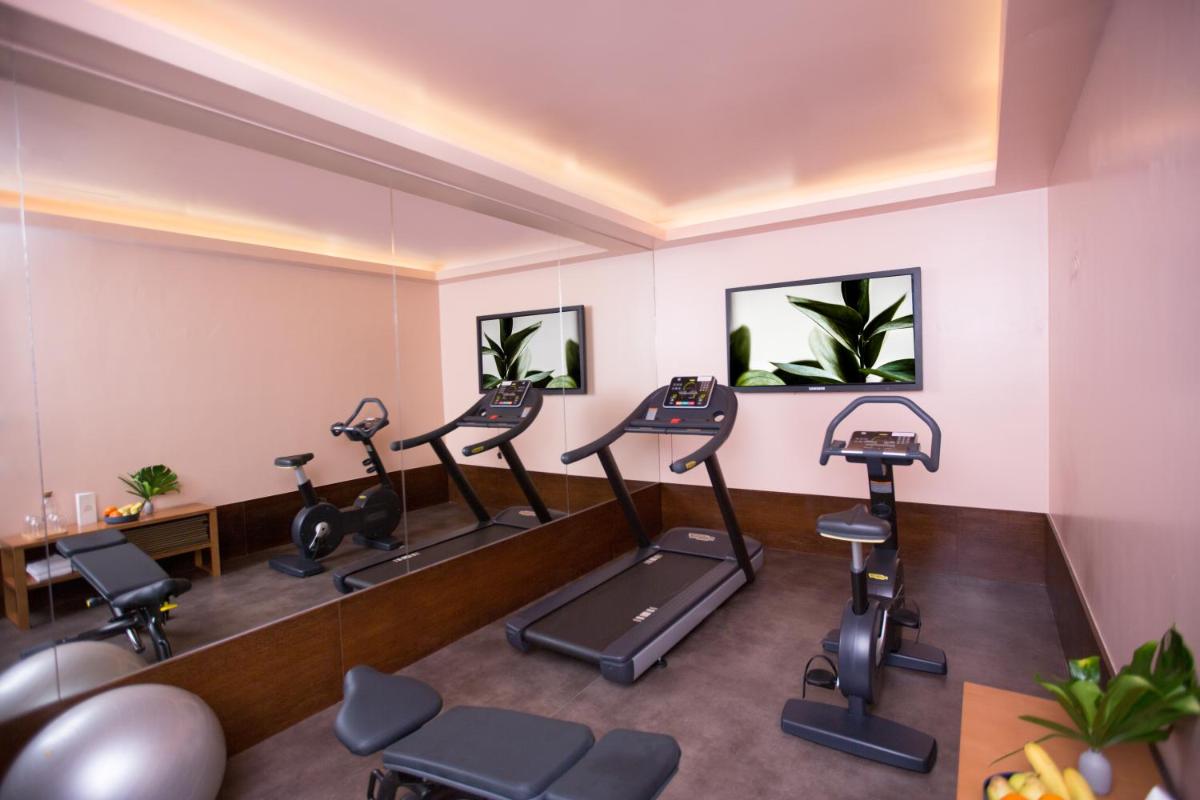 O centro de fitness e/ou as comodidades de fitness de The Vintage Hotel & Spa Lisbon