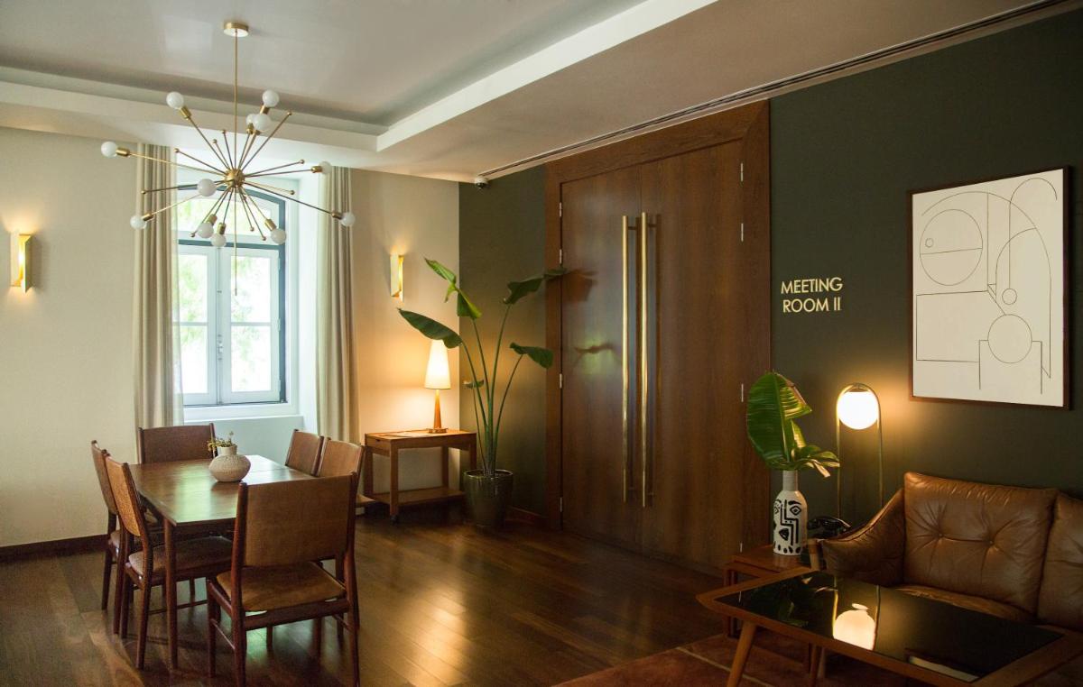 Uma área de estar em The Vintage Hotel & Spa Lisbon