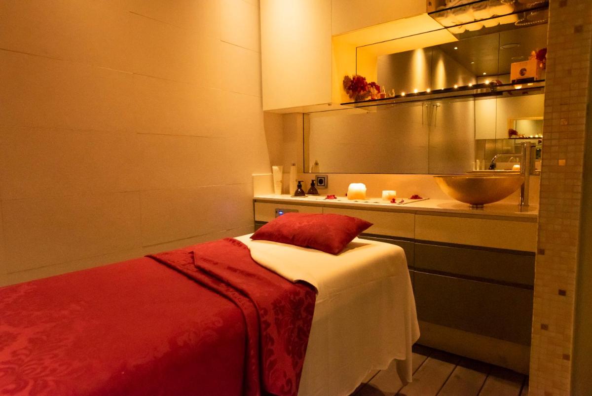 Cama o camas de una habitación en Hotel & Spa Princesa Munia