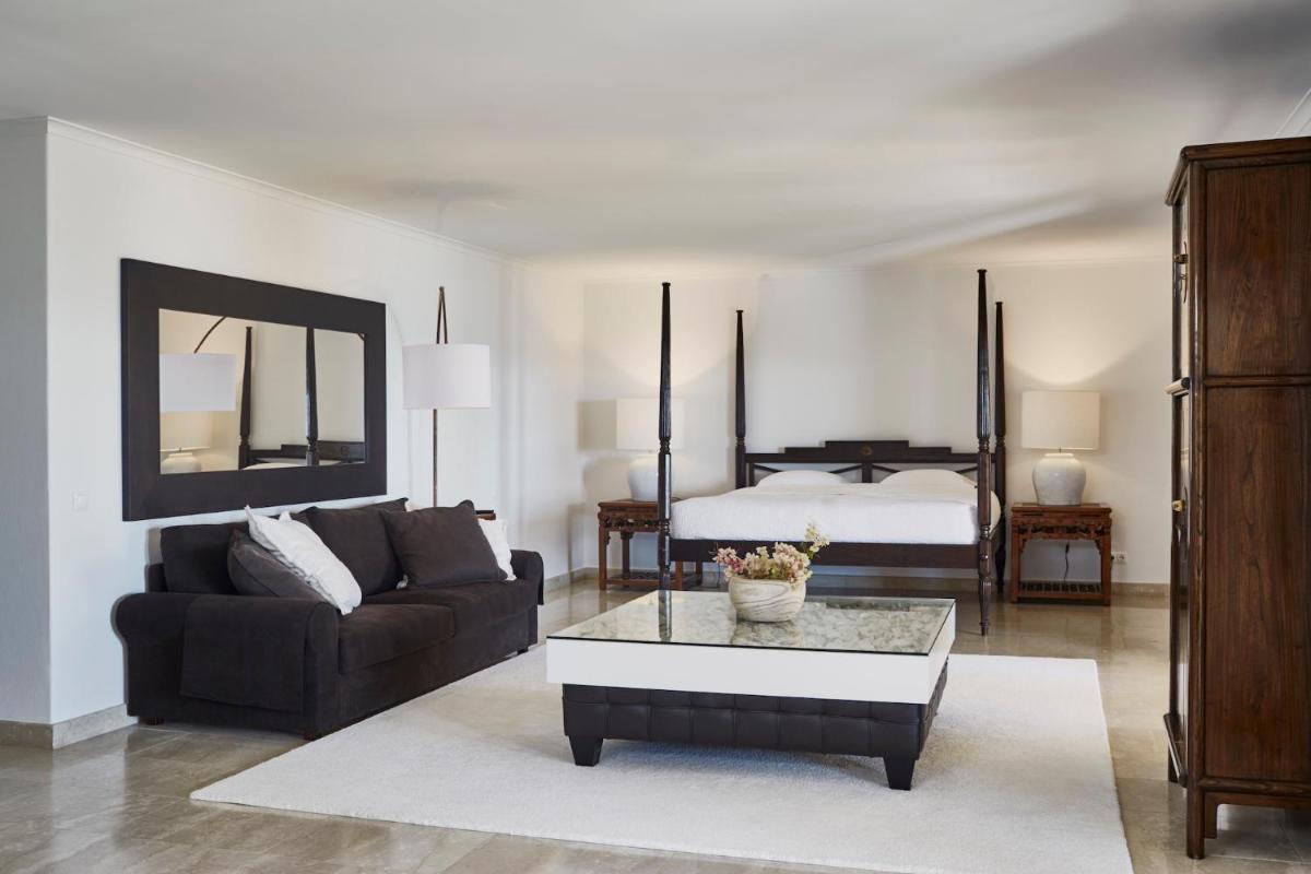 Uma cama ou camas num quarto em Vila Joya