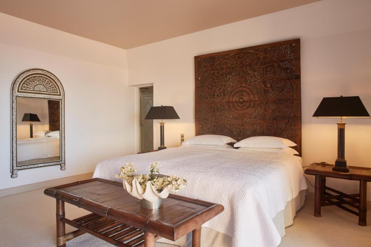 Uma cama ou camas num quarto em Vila Joya