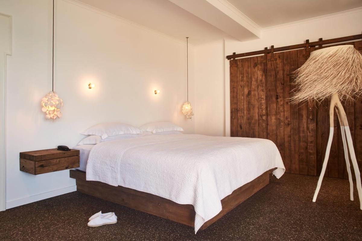 Uma cama ou camas num quarto em Vila Joya