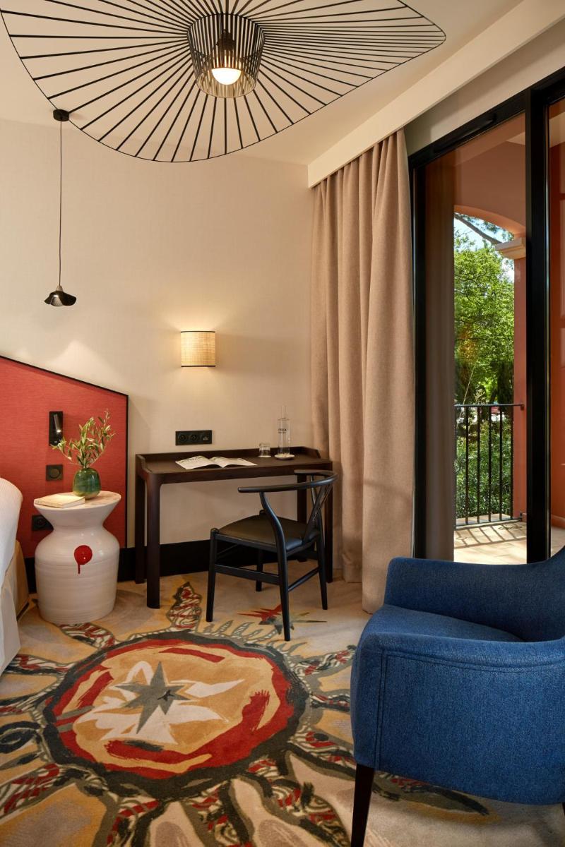 Coin salon dans l'établissement Villa Duflot Hôtel & Spa Perpignan